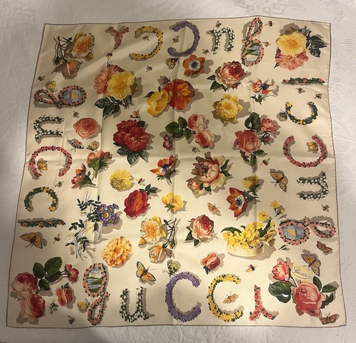 Foulard gucci floral vintage - gucci,