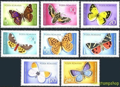 Romania 1969 farfalle farfalla - romania,