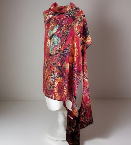 Sciarpa scialle donna - , rosso