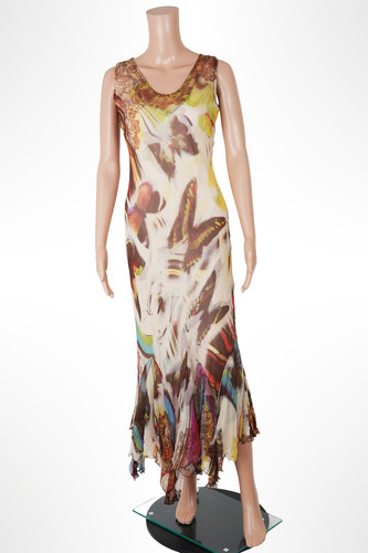 Abito vintage seta maxi - abito,