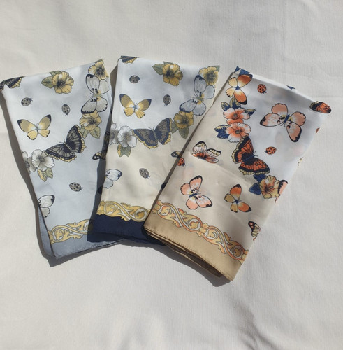 Lotto foulard vintage stampa - lotto, 3