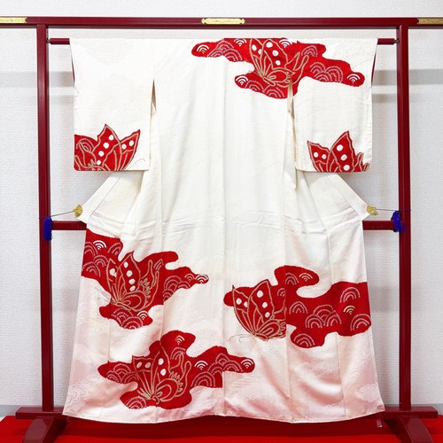 Elegante kimono seta bianca - elegante, in
