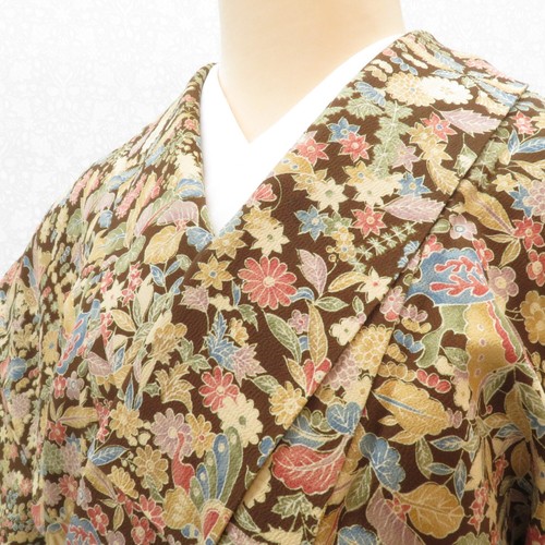 Komon kimono seta farfalla