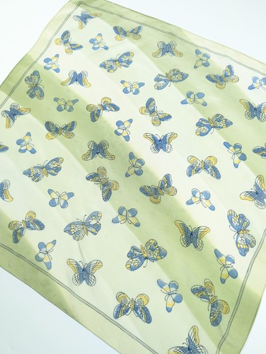 Foulard pura seta farfalle - foulard,
