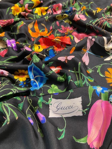 Gucci sciarpa seta - sciarpa, 32in
